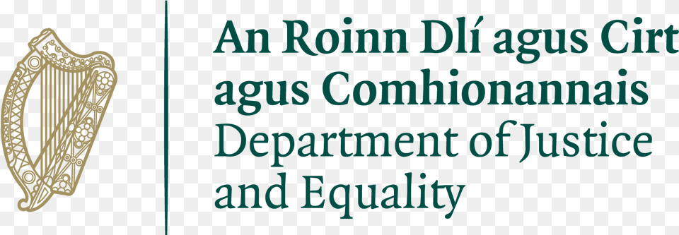 Irish Department Of Justice And Equality Logo Joint Commission, Text Free Png Download