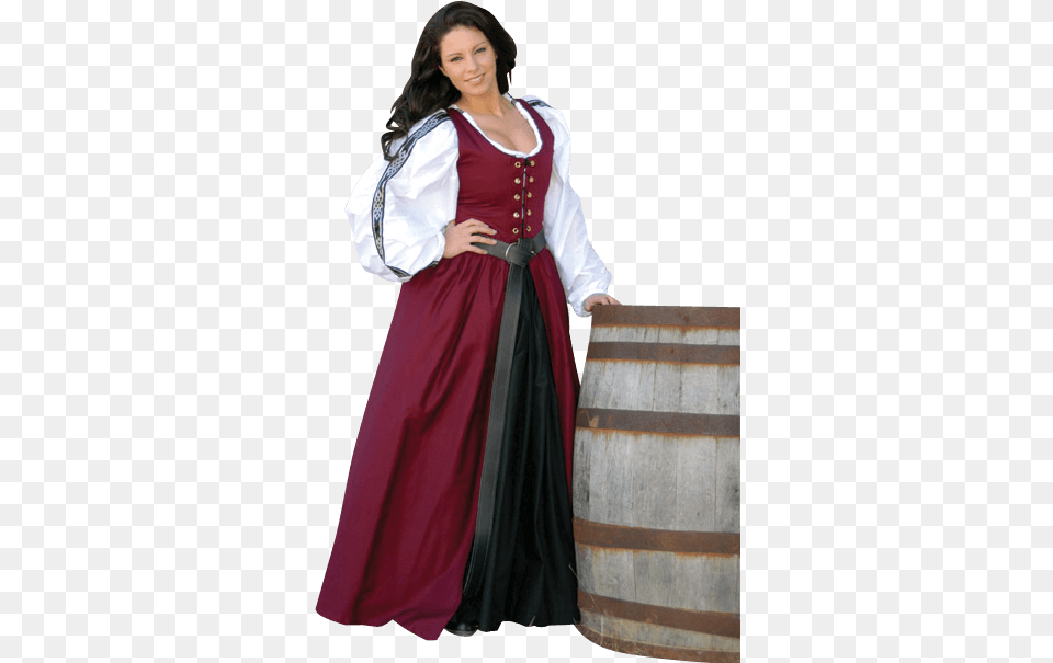 Irish Dress Medieval Traditional Irish Clothing, Fashion, Adult, Costume, Female Png