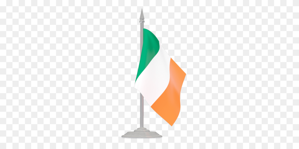 Irish Flag On Stand Transparent, Ireland Flag Free Png