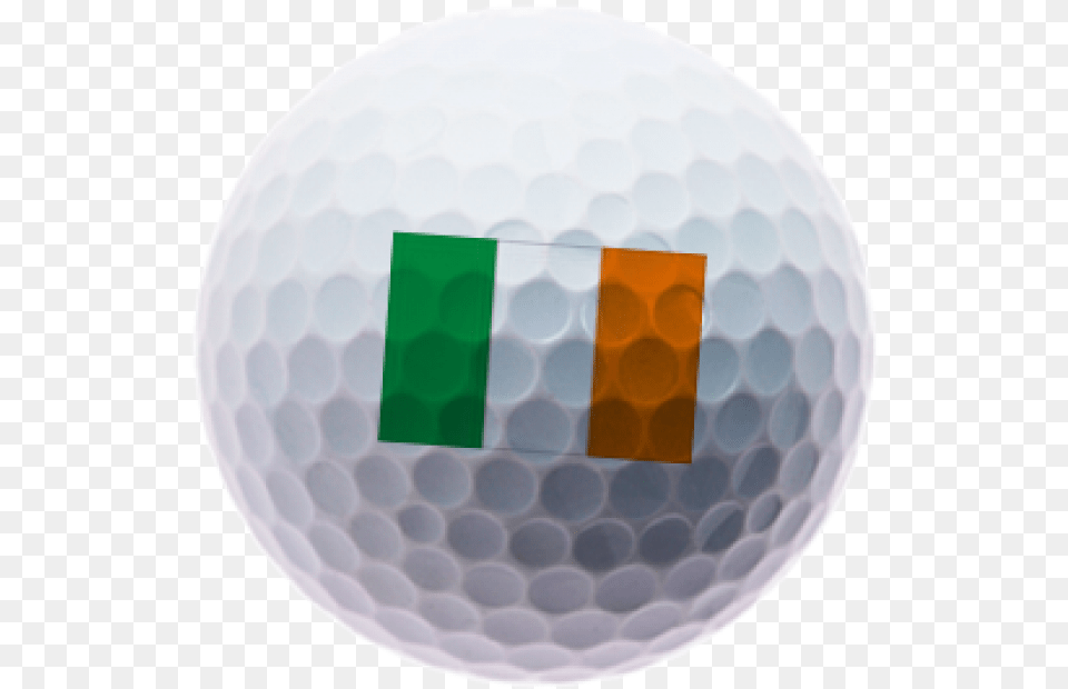 Irish Flag Printed Golf Balls South Africa Golf Ball, Golf Ball, Sport, Plate Free Png Download