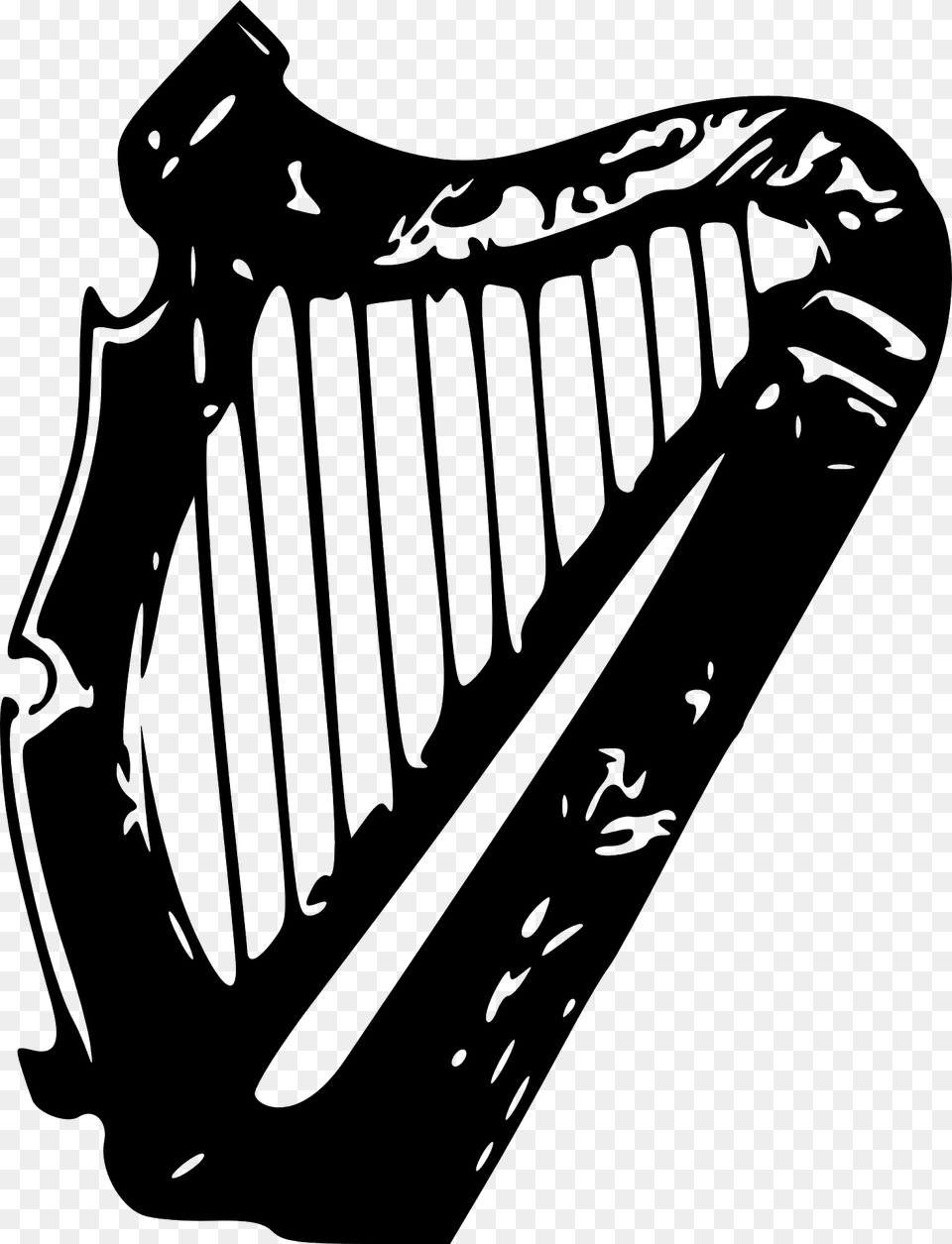 Irish Harp No Background, Musical Instrument, Smoke Pipe, Lyre Png Image