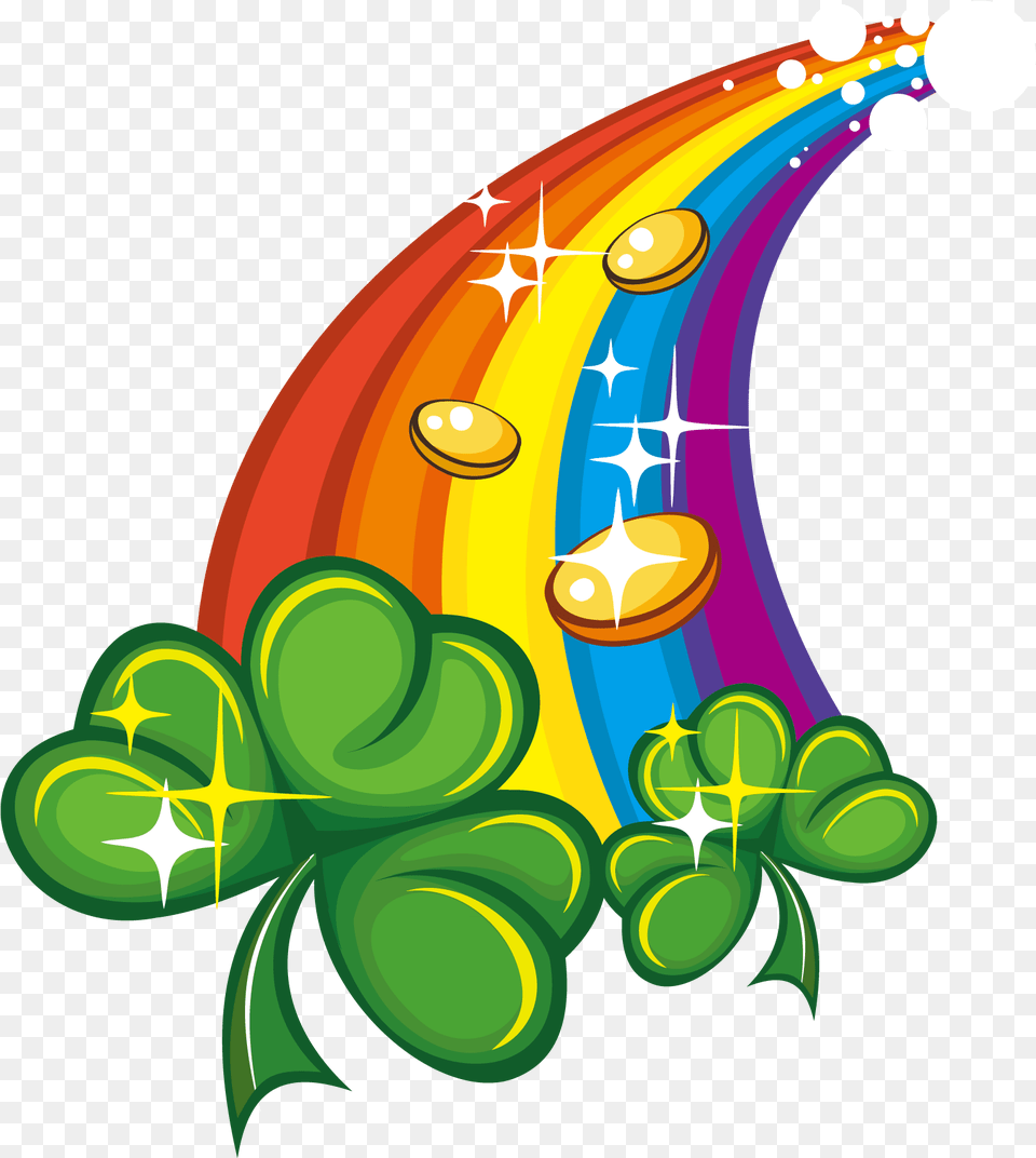Irish Leaf People Symbol Patricks Saint Day Hq Irish St Day Rainbow, Art, Pattern, Lighting, Graphics Png