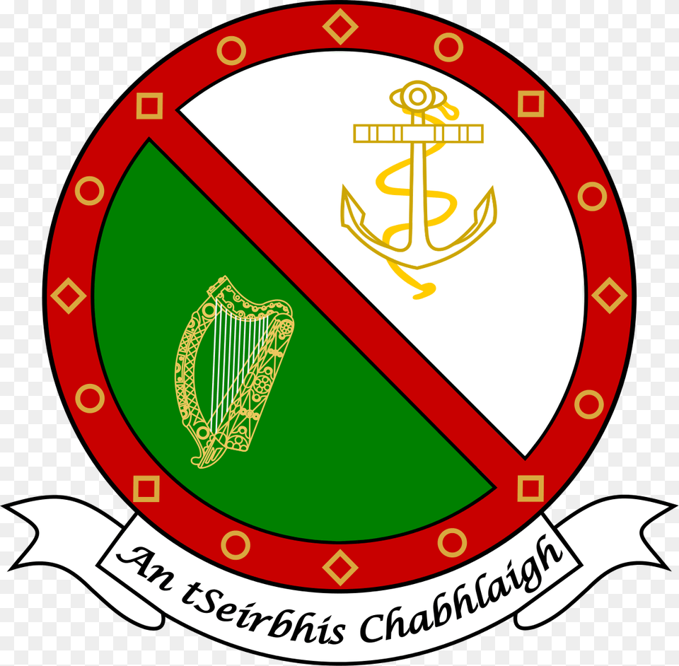 Irish Naval Service Logo, Electronics, Hardware, Armor Free Transparent Png