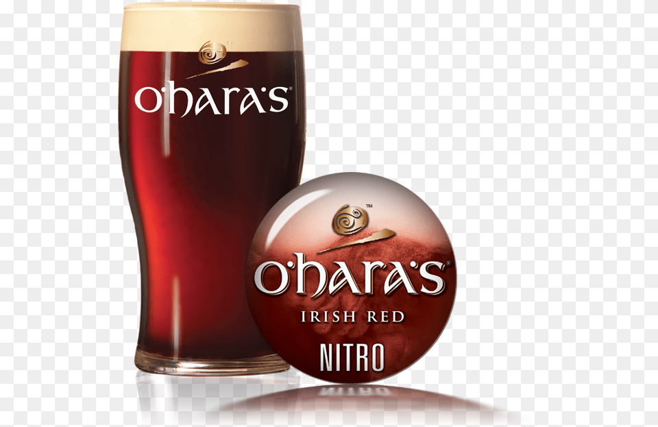 Irish Red Nitro Guinness, Alcohol, Beer, Beverage, Glass Png