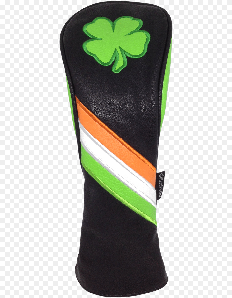 Irish Shamrock Embroidered Headcover By Readygolf Leather, Clothing, Glove, Cushion, Home Decor Free Transparent Png