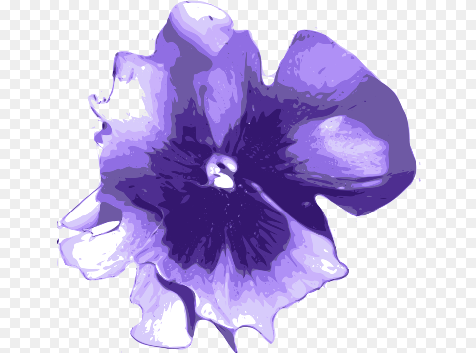 Irisplantflower Clipart Royalty Free Svg Purple Watercolor Flower, Petal, Plant, Person, Geranium Png