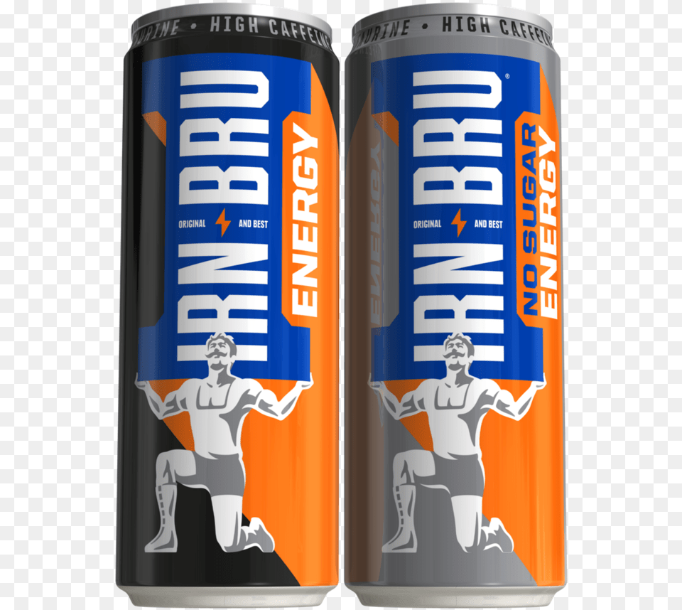 Irn Bru Energy Drink, Tin, Can, Adult, Male Png