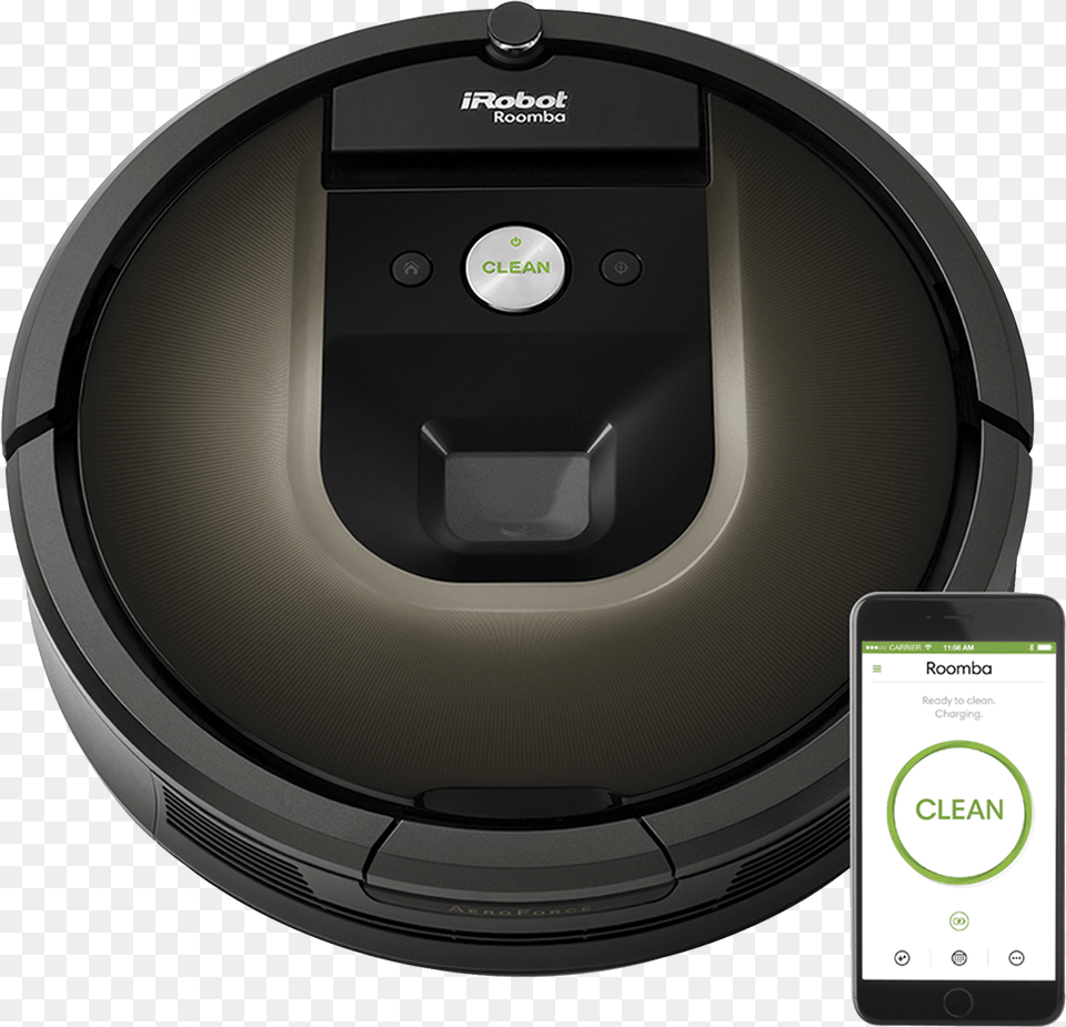 Irobot Roomba 980 Wifi Connected Robot Vacuum Roomba Robot, Appliance, Device, Electrical Device, Electronics Png Image