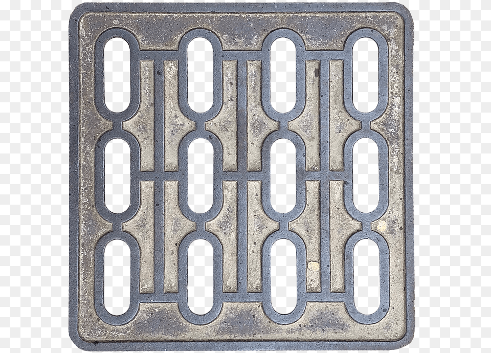Iron, Hole, Drain, Road Sign, Sign Free Png Download