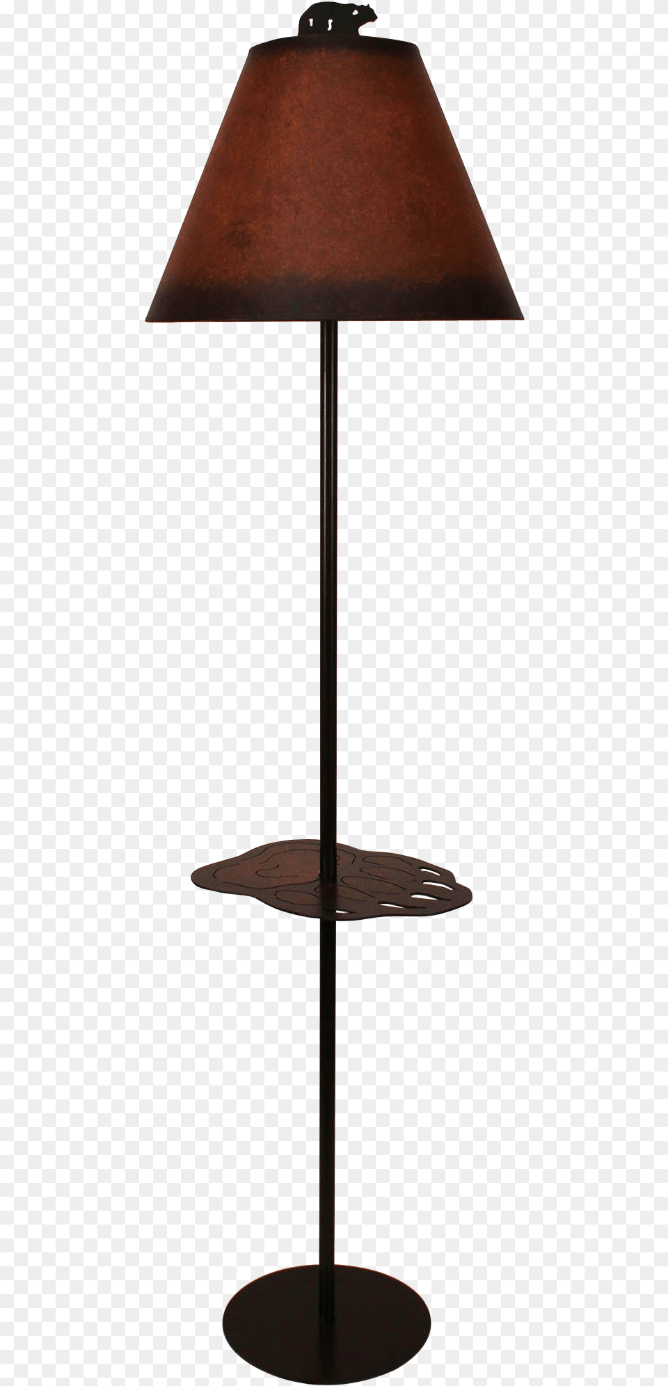 Iron Bear Paw Drink Table Tray Lamp Lampshade, Table Lamp Png Image