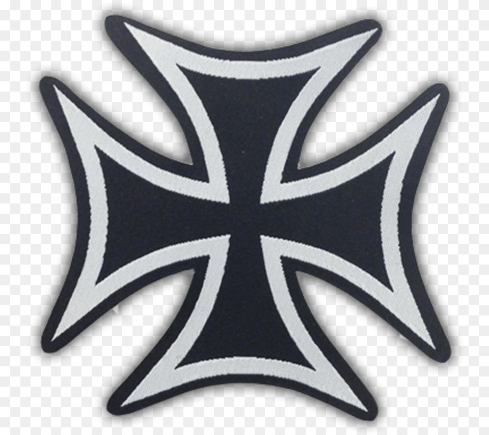 Iron Cross Img Iron Cross Patch, Symbol, Emblem, Animal, Bird Free Png Download