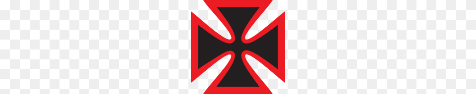 Iron Cross Red Black, Symbol, Light, Emblem, Logo Free Png Download