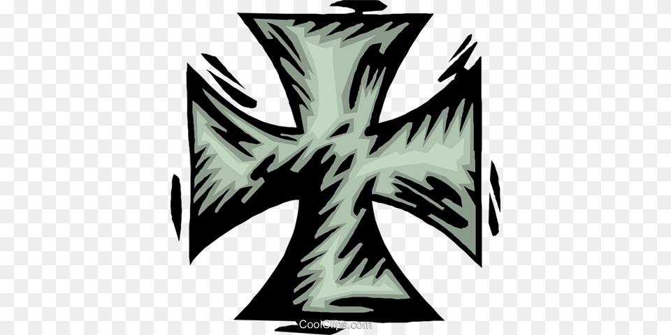 Iron Cross Royalty Vector Clip Art Illustration, Symbol, Person Free Png