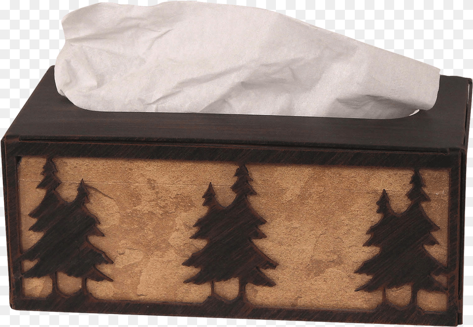 Iron Double Pine Tree Rectangle Tissue Box Cover Christmas Tree, Paper, Towel, Paper Towel, Animal Png Image