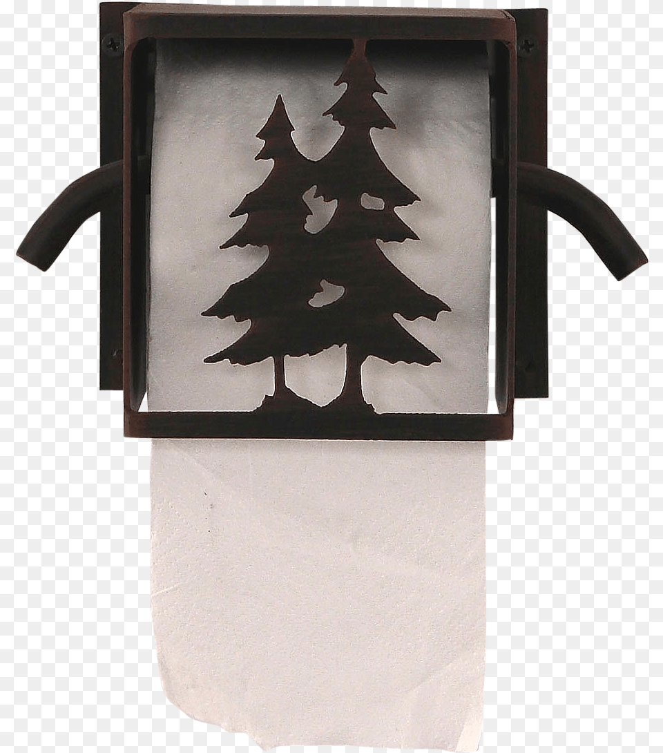 Iron Double Pine Tree Toilet Paper Box, Towel, Paper Towel, Tissue Free Transparent Png