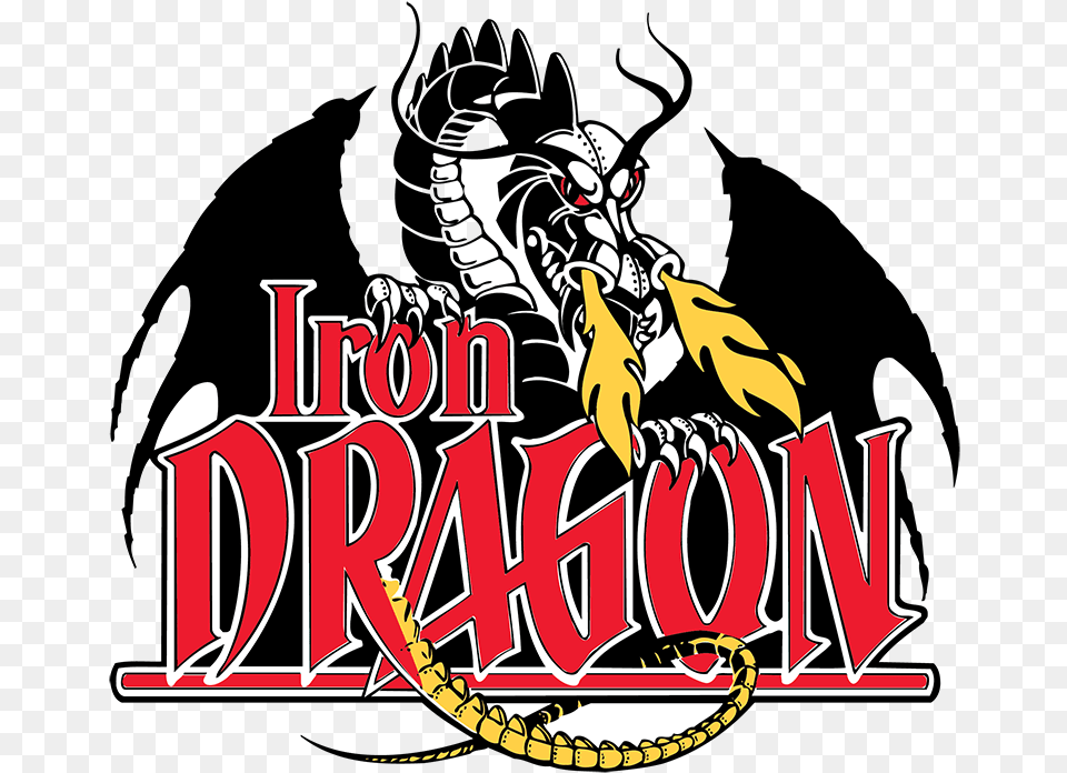 Iron Dragon Logo Cedar Point, Dynamite, Weapon, Book, Publication Free Png