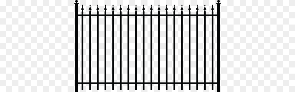 Iron Fence Wrought Iron Fence, Gray Png