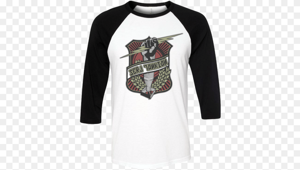 Iron Fist 34 Sleeve Baseball Tee Not Going To Lick Itself Christmas Shirt, Clothing, Long Sleeve, T-shirt Png Image