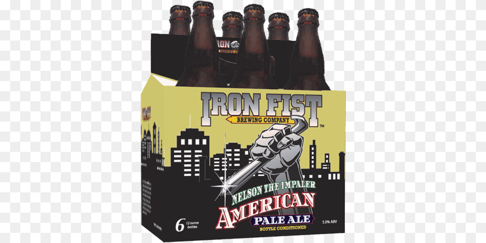 Iron Fist Brewing Nelson The Impaler Iron Fist Nelson Impaler 22 Fl Oz Bottle, Alcohol, Beverage, Beer Bottle, Beer Free Png