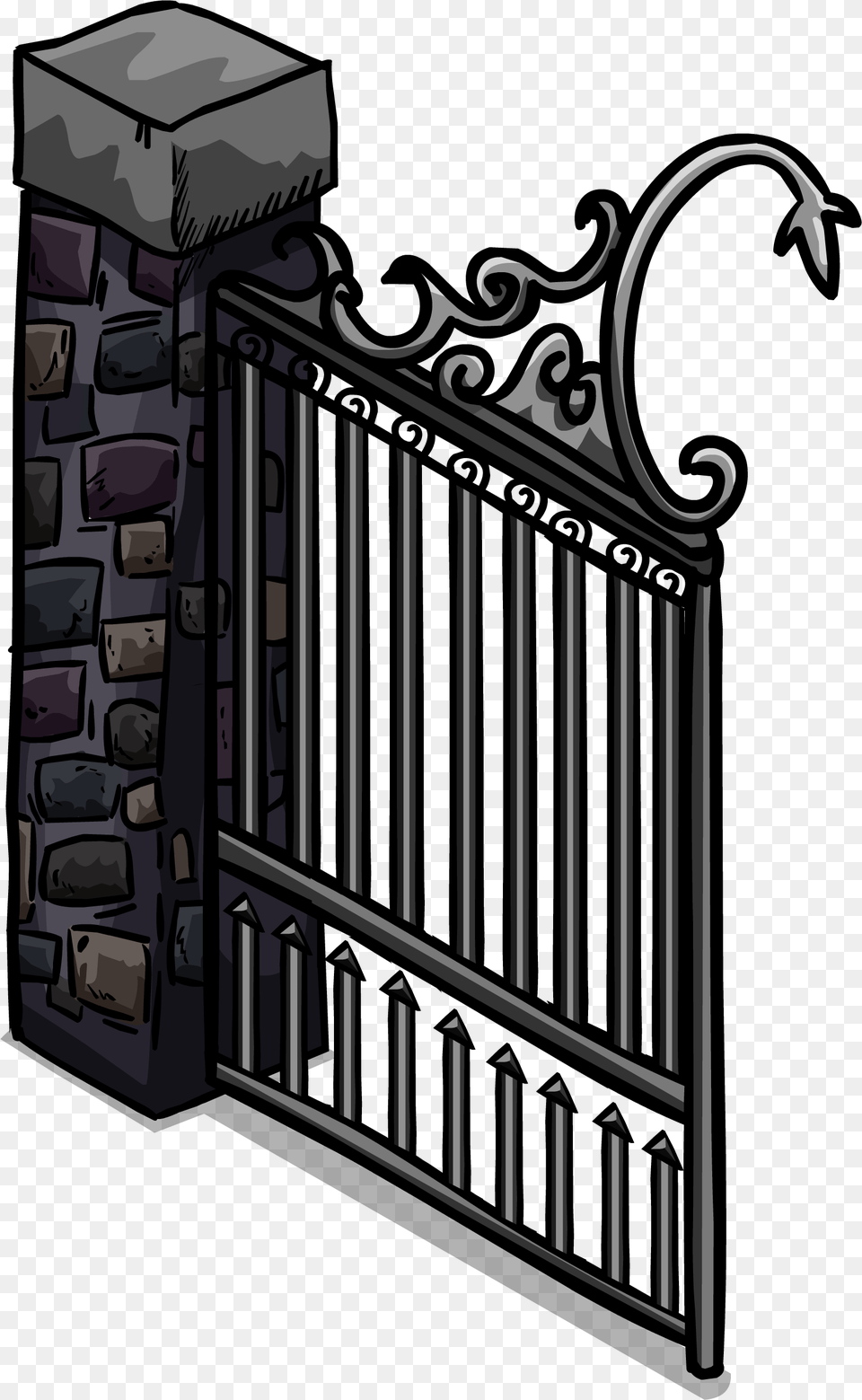 Iron Gate Sprite 002 Gate Sprite Free Png Download