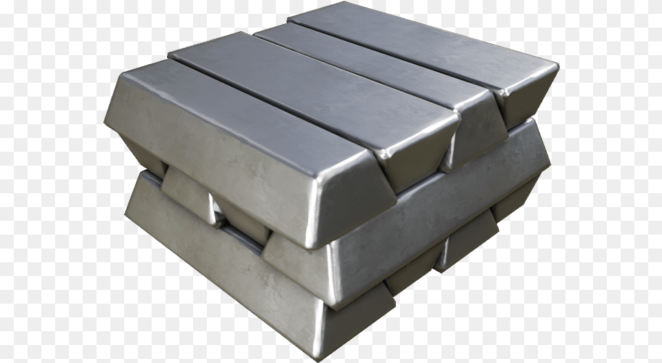 Iron Ingot Satisfactory Steel Ingot, Silver, Mailbox, Aluminium Png