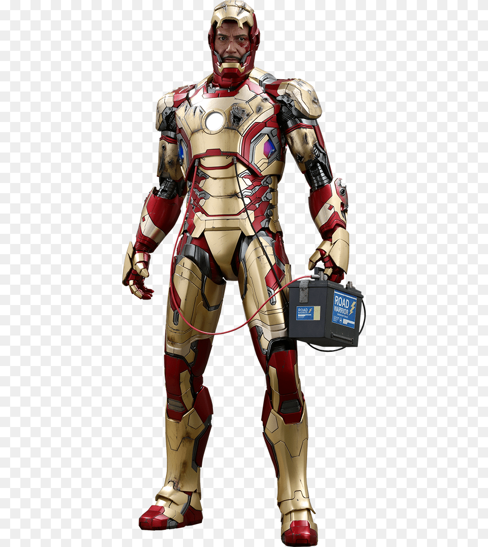 Iron Iron Man Mark Xlii 14 Scale Action Figure, Helmet, Adult, Male, Person Png Image