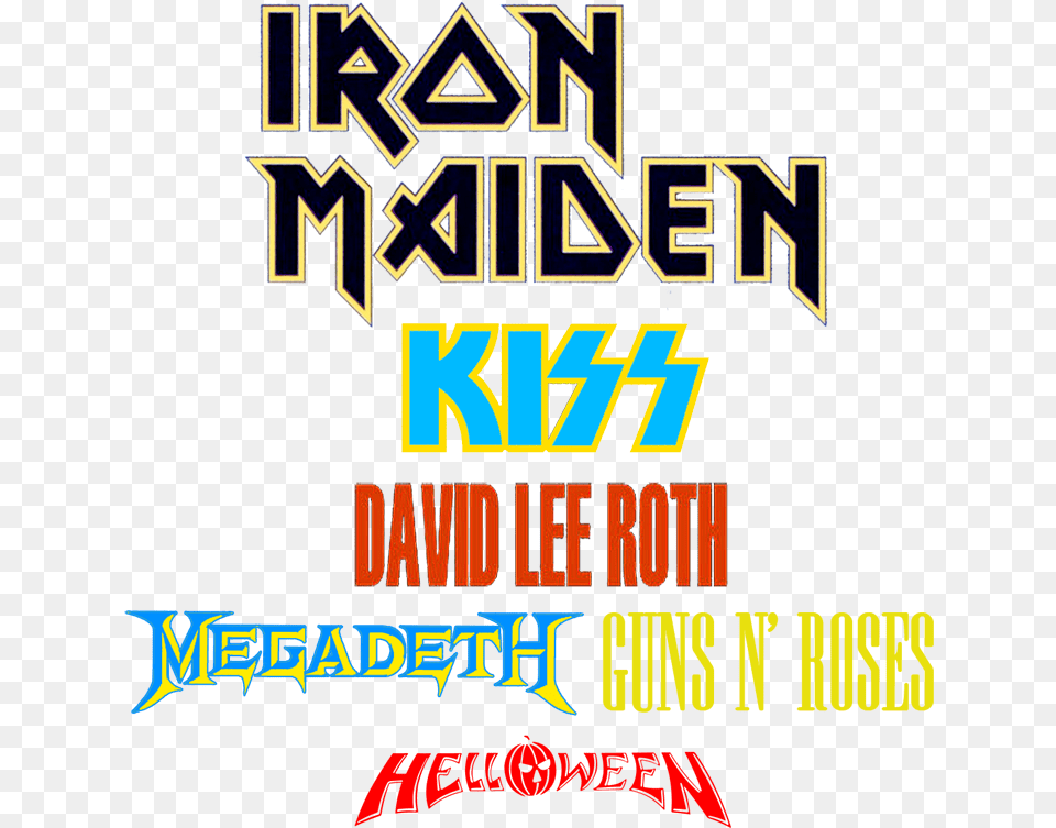 Iron Maiden, Advertisement, Poster Free Png