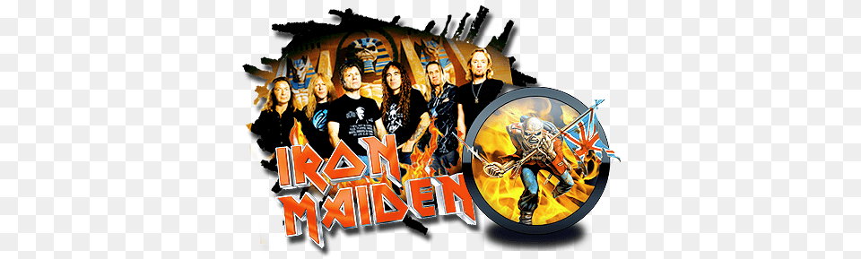 Iron Maiden, Music Band, Person, Performer, Group Performance Png