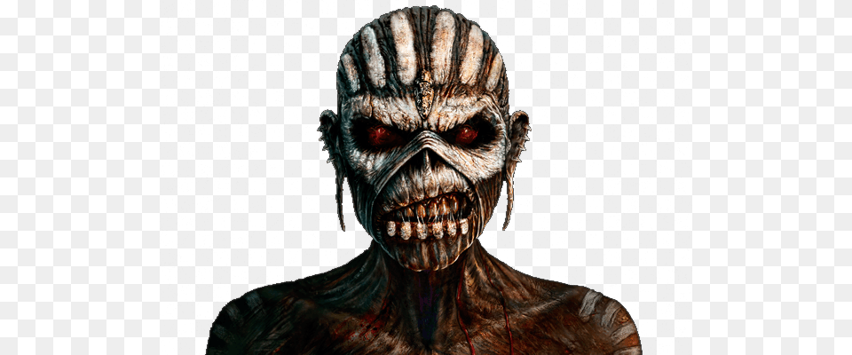 Iron Maiden Iron Maiden The Book Of Souls, Alien, Adult, Female, Person Free Transparent Png