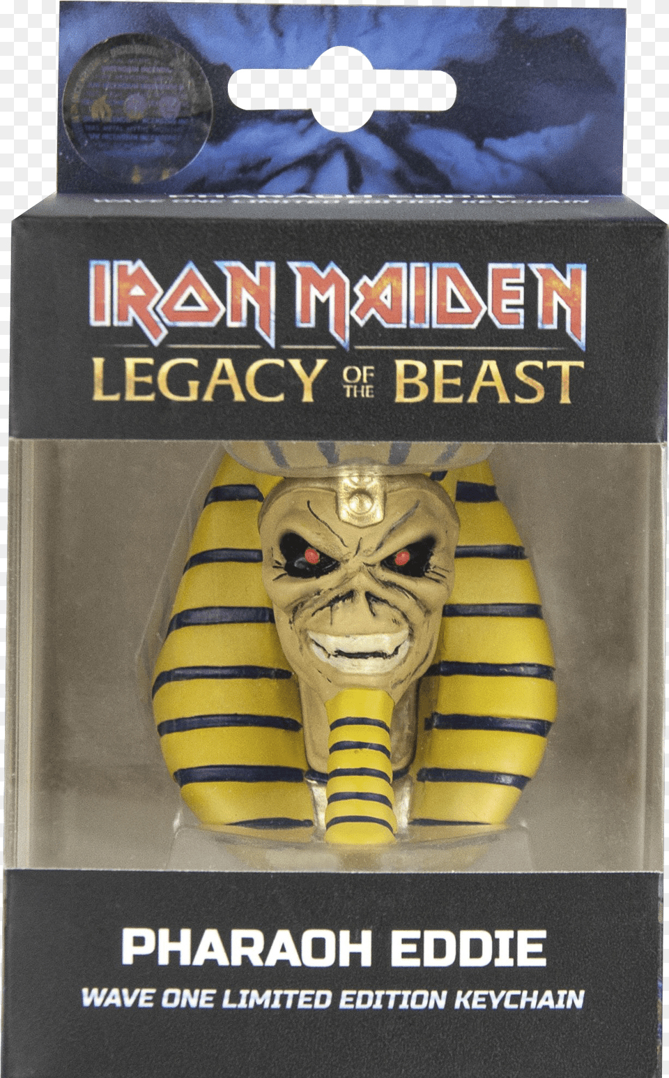 Iron Maiden Legacy Of The Beast Pharaoh Eddie 3 Inch, Face, Head, Person, Emblem Free Png Download