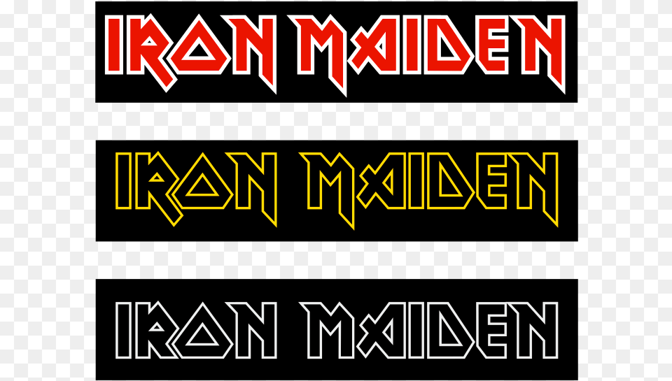 Iron Maiden Logo Patch, Scoreboard, Text Png