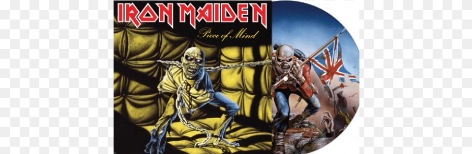 Iron Maiden Piece Of Mind, Book, Publication, Comics, Adult Free Png