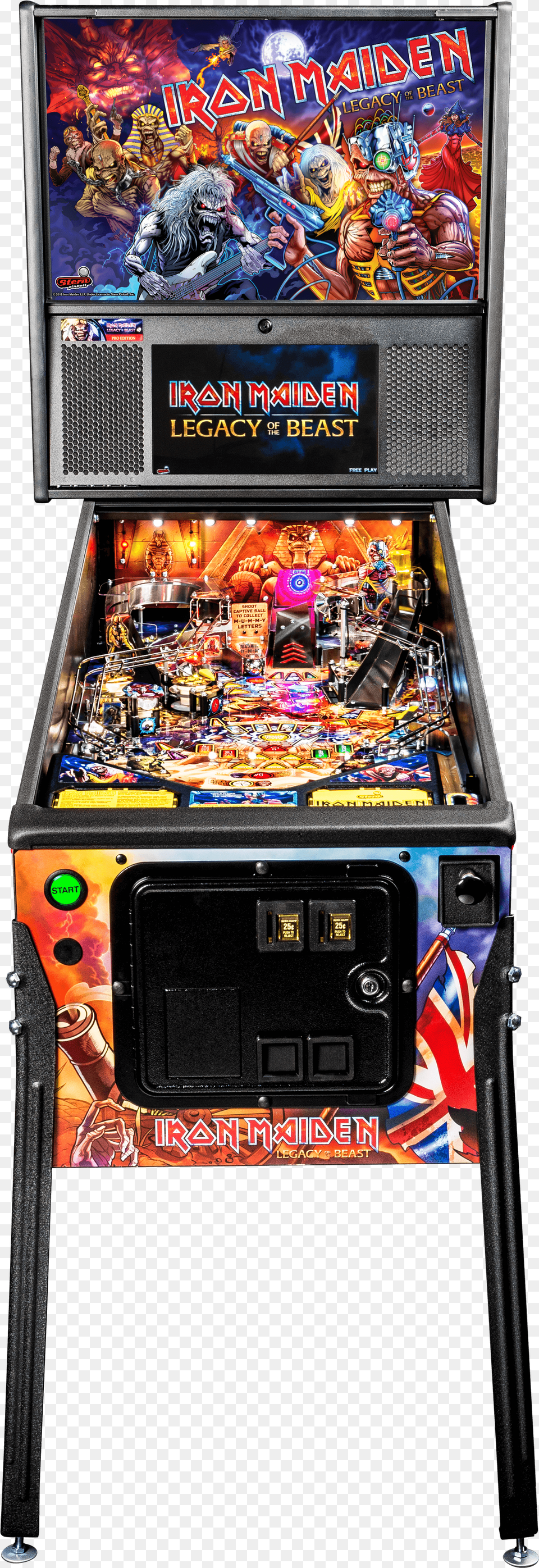 Iron Maiden Pinball Machine Iron Maiden Pinball 2018, Arcade Game Machine, Game, Person, Adult Free Transparent Png