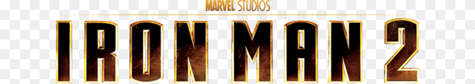 Iron Man 2 Movie Logo Clipart Black And White Stock Iron Man 2 Logo, Text Png Image