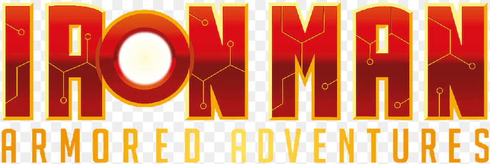 Iron Man Armored Adventures Logo, Scoreboard, Lighting Png Image