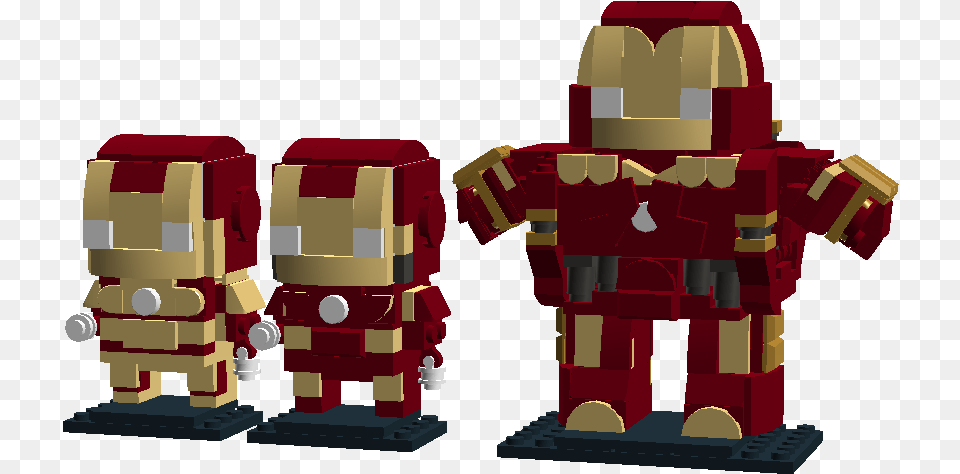 Iron Man Brickheadz Custom, Robot Free Transparent Png