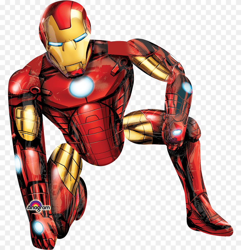 Iron Man Caminante Iron Man Balloon, Helmet, Adult, Male, Person Png Image