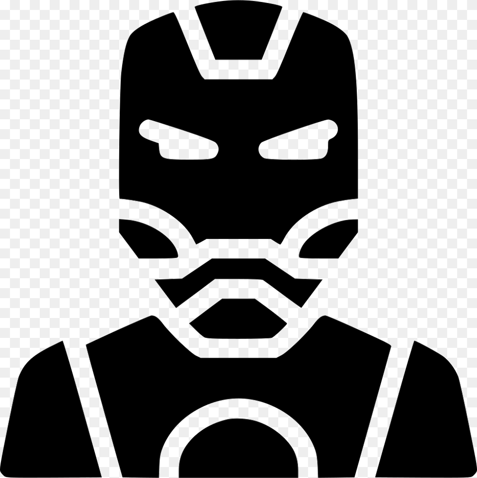 Iron Man Comments Icon, Stencil, Person Png