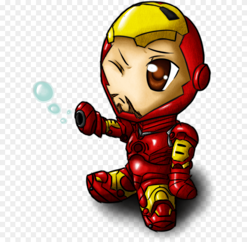 Iron Man Cute Cartoon Download Chibi Iron Man Cute, Baby, Person, Face, Head Free Transparent Png