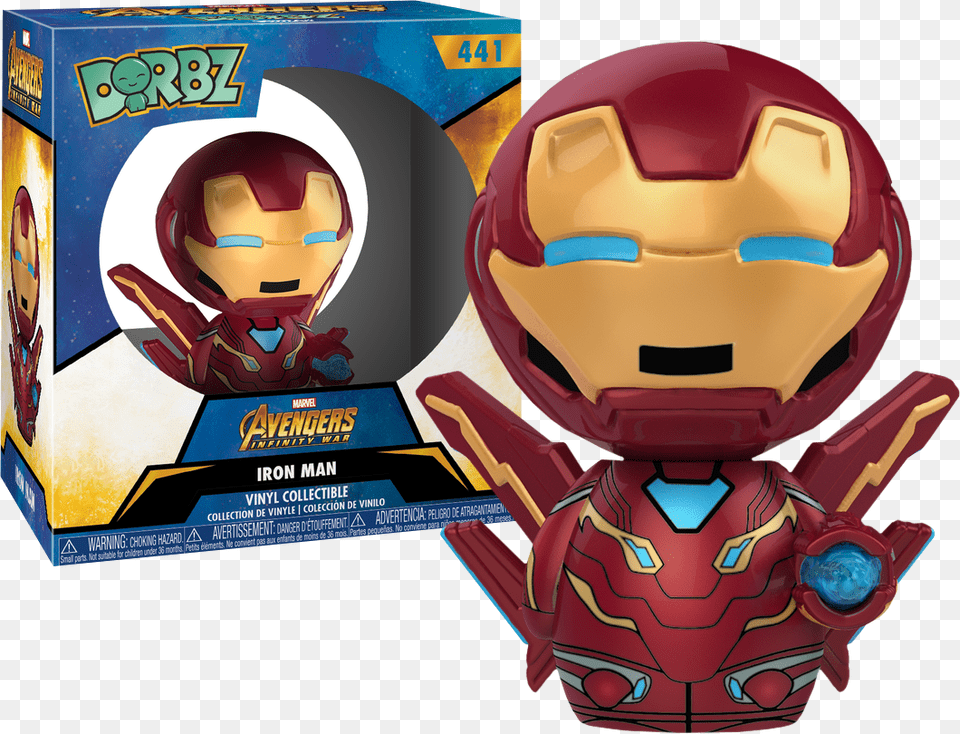 Iron Man Dorbz, Helmet, Baby, Person, Face Png Image