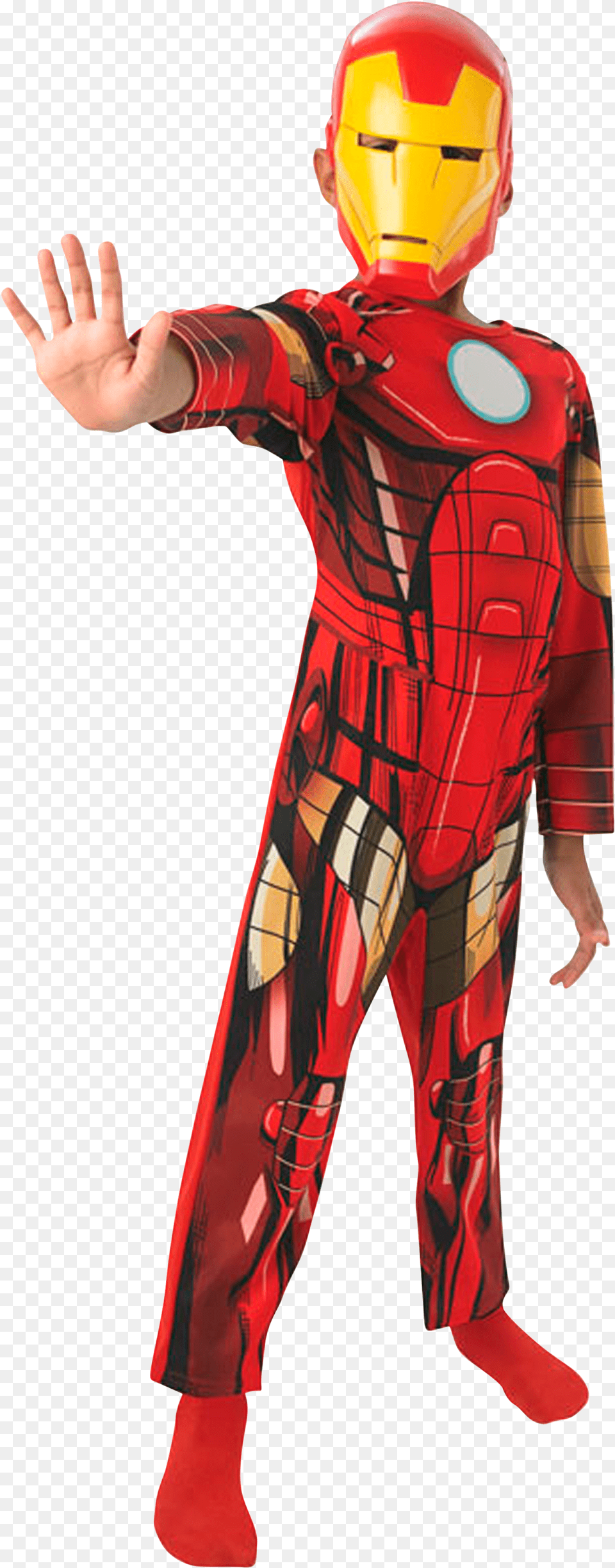 Iron Man Dragt Str Iron Man Costume Argos, Person, Clothing, Face, Head Png