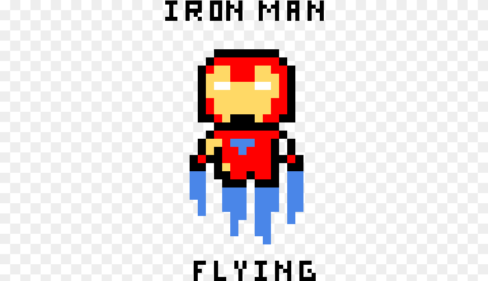 Iron Man Flying Pixel Art Iron Man Simple, First Aid Png Image