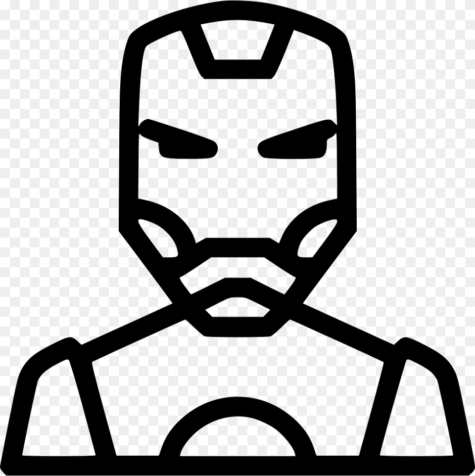 Iron Man Icon, Stencil, Device, Grass, Lawn Png Image