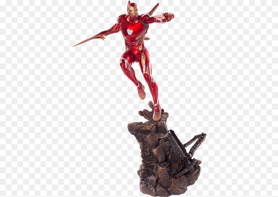 Iron Man Iron Studios Statue, Figurine, Adult, Female, Person Png Image