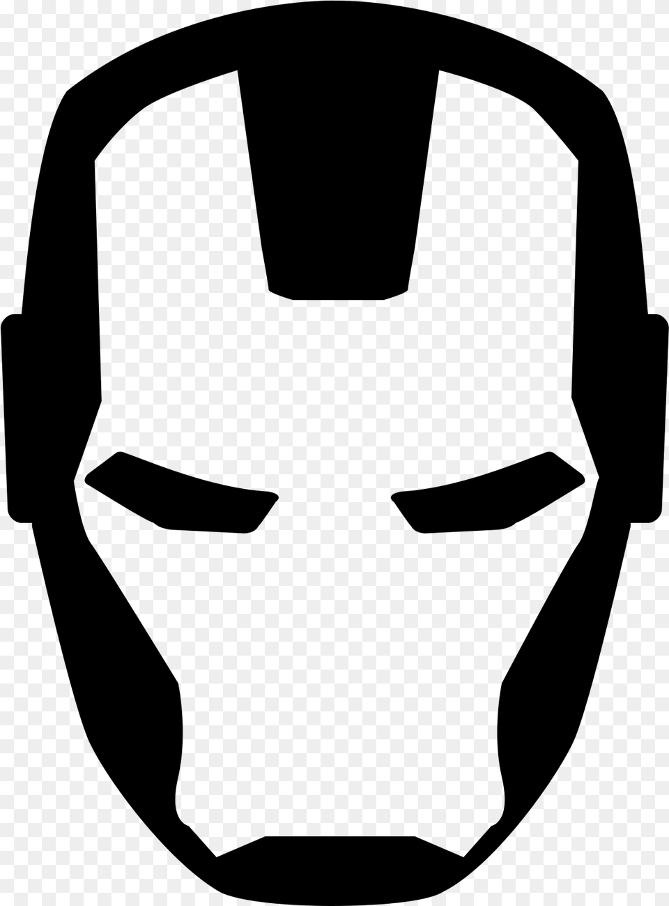 Iron Man Logo, Gray Png