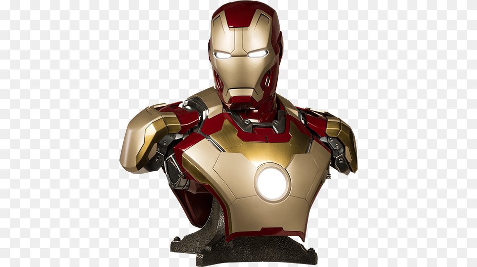 Iron Man Mark 42 Bust Iron Man Mark 42 Marvel Life Size Bust, Robot, Armor Png