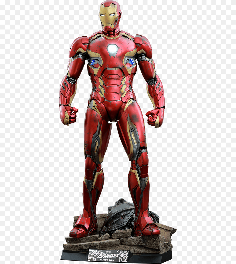 Iron Man Mark Xlv Action Figure Hottoys Iron Man Buy, Toy, Armor, Head, Person Free Png Download