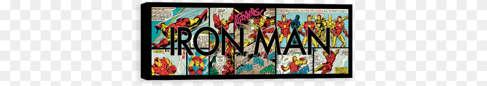 Iron Man Marvel Comics Retro The Invincible Iron Man Comic, Book, Publication Png Image