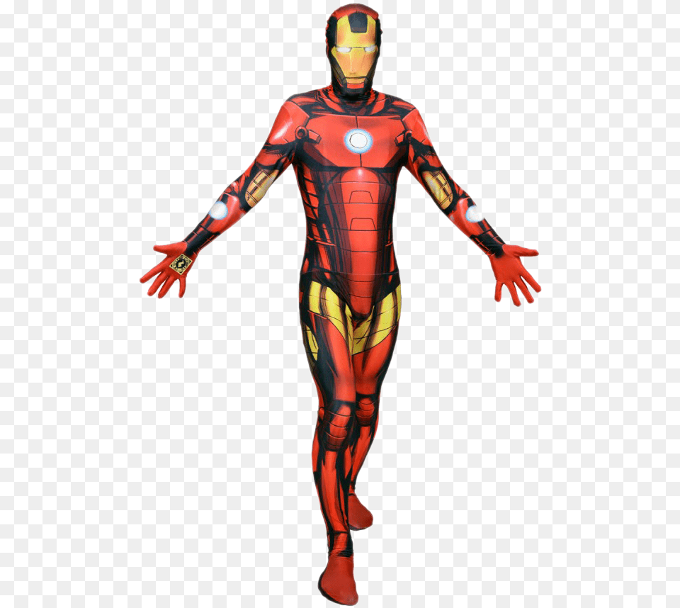 Iron Man Morph Suit, Adult, Clothing, Costume, Male Png Image