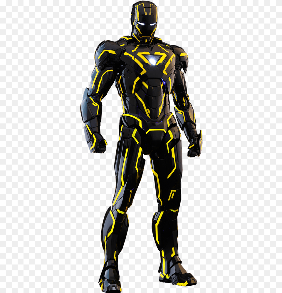 Iron Man Neon Tech, Helmet, Adult, Male, Person Png Image